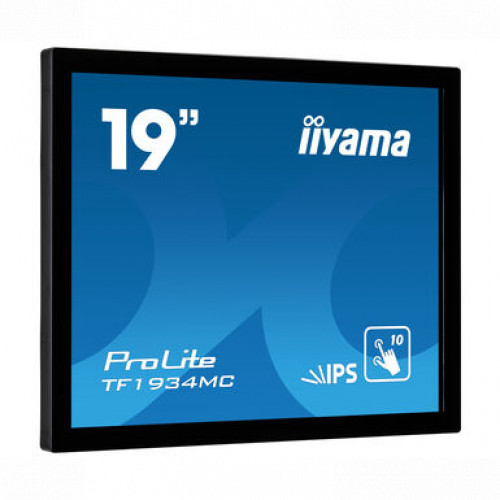 Монитор IIYAMA 19" черный IPS LED 14ms 5:4 HDMI матовая 1000:1 315cd 1280x1024 D-Sub DisplayPort USB Touch TF1934MC-B7X TF1934MC-B7X