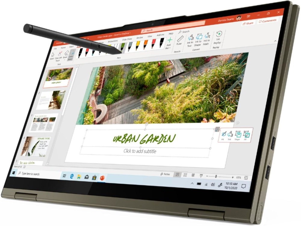 Ноутбук Lenovo трансформер Yoga 7 15ITL5 Core i5 1135G7/8Gb/SSD512Gb/Intel Iris Xe graphics/15.6"/IPS/Touch/FHD (1920x1080)/Windows 10/d.green/WiFi/BT/Cam 82BJ006LRU 82BJ006LRU