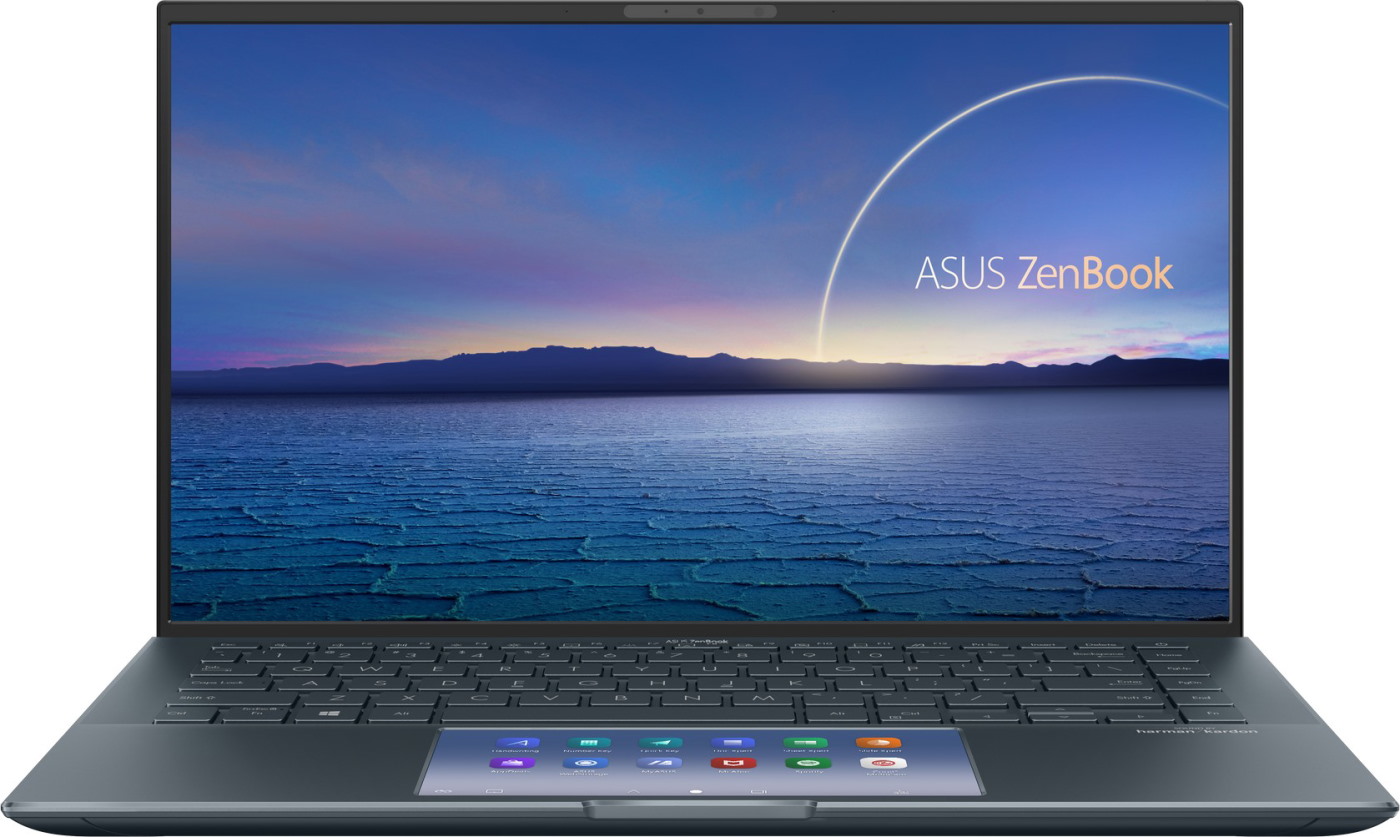 Ноутбук ASUS Zenbook 14 UX435EG-A5139T Intel Core i7-1165G7/16Gb LPDDR4X/512Gb SSD/14,0 FHD IPS AG 1920x1080/WiFi/GF MX450 2Gb/ScreenPad 2.0/Windows 10 Home/1.1Kg/Pine_grey 90NB0SI1-M03930 90NB0SI1-M03930