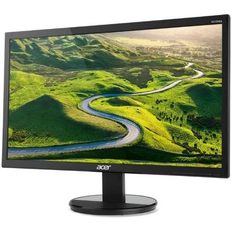 Монитор Acer 23.6" K242HQLbid (16:9), VA(LED), 1920x1080, 5ms, 250 cd/m2, 100M:1, 178°/178°, VGA+DVI (w/HDCP)+HDMI(1.4), Black, VESA 100x100 UM.UX2EE.001 UM.UX2EE.001