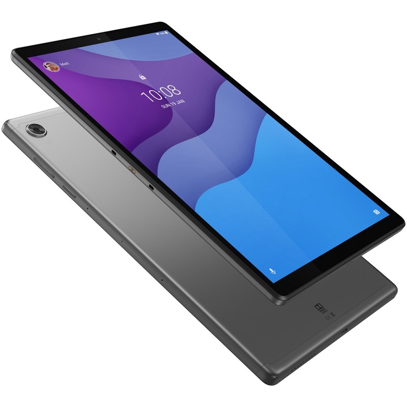 Планшетный компьютер Lenovo Tab M10 TB-X306X Helio P22T (2.3) 8C/RAM4Gb/ROM64Gb 10.1" 1280x800/3G/4G/Android 10.0/серый/8Mpix/5Mpix/BT/GPS/WiFi/Touch/microSD 1Tb/5000mAh/8hr/700hrs ZA6V0025RU ZA6V0025RU