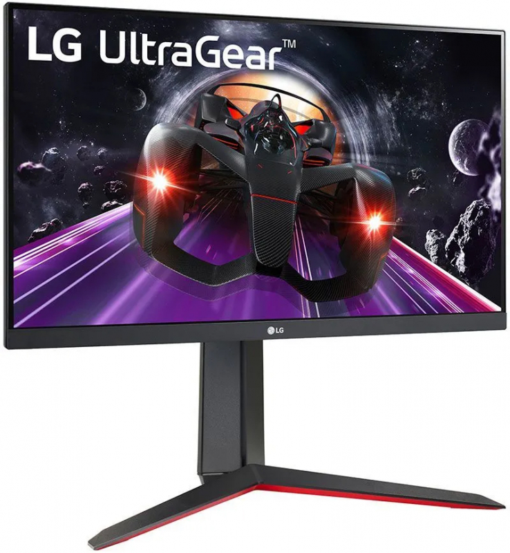 Монитор LG 23.8" UltraGear 24GN65R-B черный IPS 1ms 16:9 HDMI матовая HAS Piv 1000:1 300cd 178гр/178гр 1920x1080 144Hz DP FHD 24GN65R-B.ARUZ 24GN65R-B.ARUZ