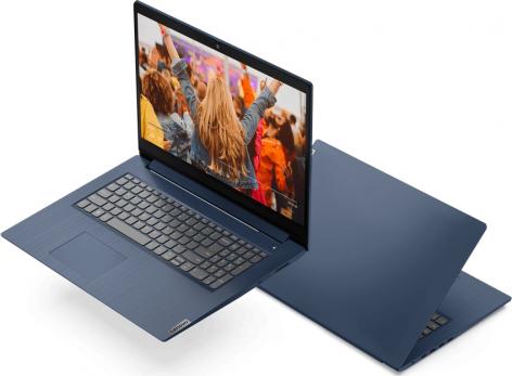 Ноутбук Lenovo IdeaPad 3 17ITL6 17.3'' HD+(1600x900)/Intel Pentium Gold 7505 2.0GHz Dual/8GB/256GB SSD/Integrated/WiFi/5.1/HD Web Camera/4in1/6,5 h/2,1 kg/W10/1Y/BLUE 82H9003PRU 82H9003PRU