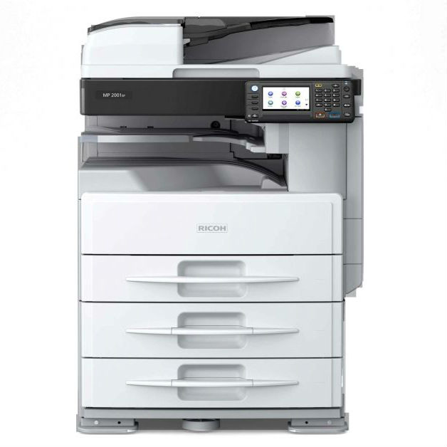 МФУ Ricoh Aficio MP 2001SP A3, 1Гб, 20стр/мин, дуплекс, LAN, цв.сетевой сканер, GWNX, без тонера, девел-ра, крышки 416450 416450