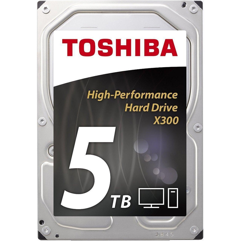 Жесткий диск Toshiba 3.5" 5TB X300 SATA 6Gb/s, 7200rpm, 128MB, Bulk HDWE150UZSVA HDWE150UZSVA