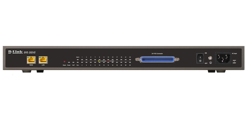 Голосовой шлюз D-Link VoIP Gateway with 24 FXS ports, 1 10/100Base-TX WAN port, and 1 10/100Base-TX LAN ports DVG-2024S/RU DVG-2024S/RU