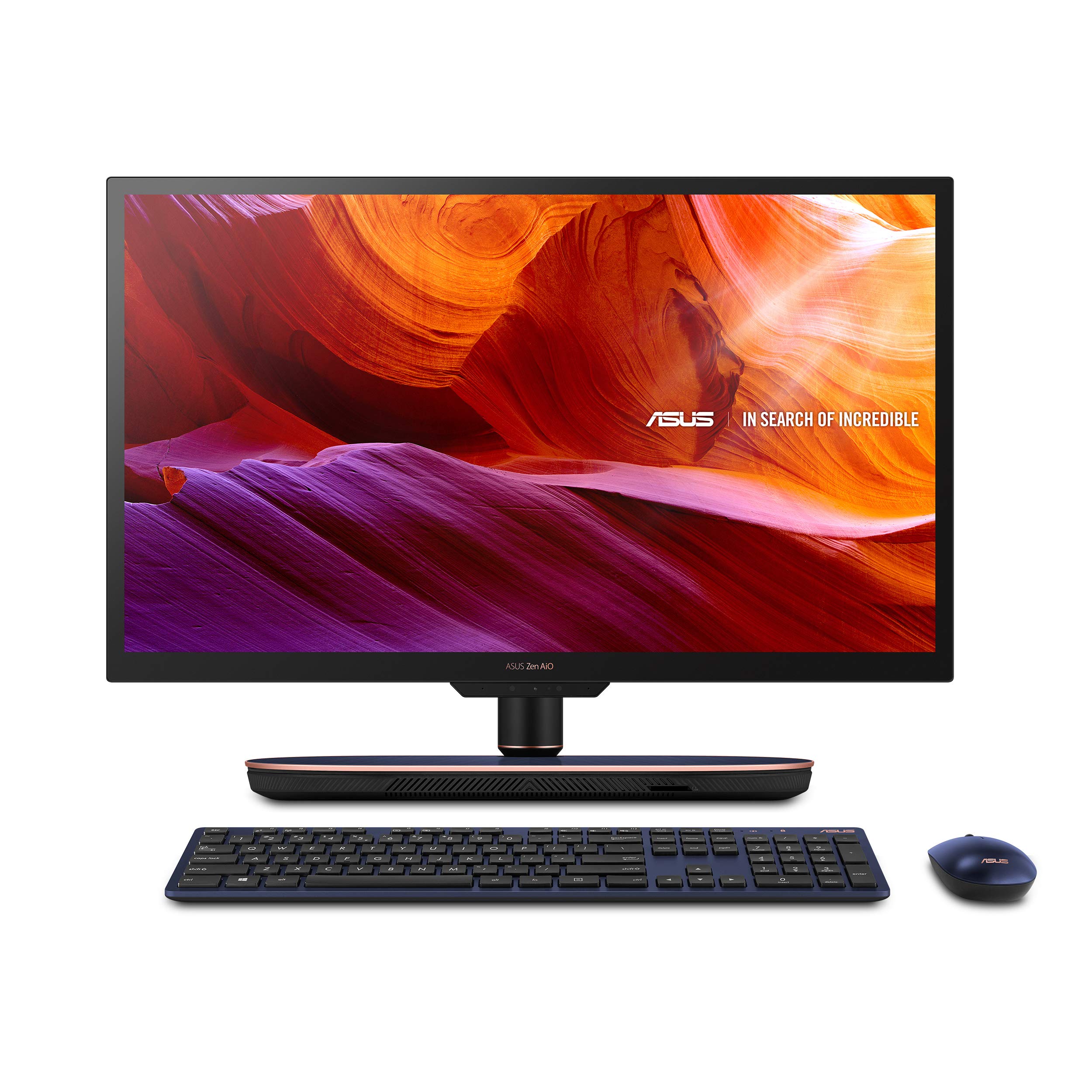 Моноблок ASUS Z272SDT-BA077T Intel i5-8400T/12Gb/1Tb HDD+256 SSD/27" UHD 38402160 Glare Touch/NV GTX 1050/non DVDRW/WL KB mouse/Windows 10 Home/Black  90PT0281-M02070 90PT0281-M02070