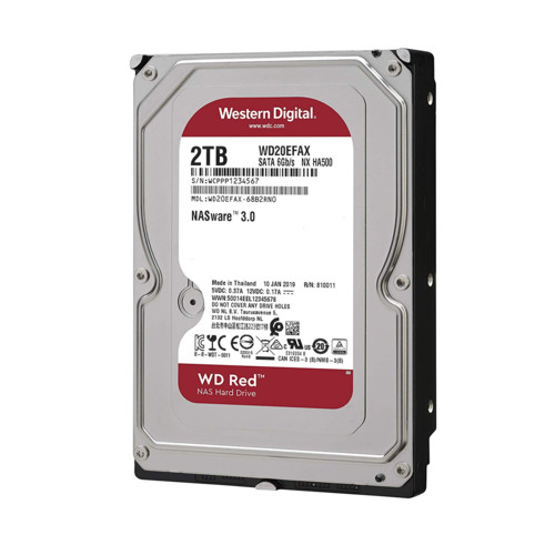 Жёсткий диск WD SATA 2TB 6GB/S 256MB RED WD20EFAX WD20EFAX