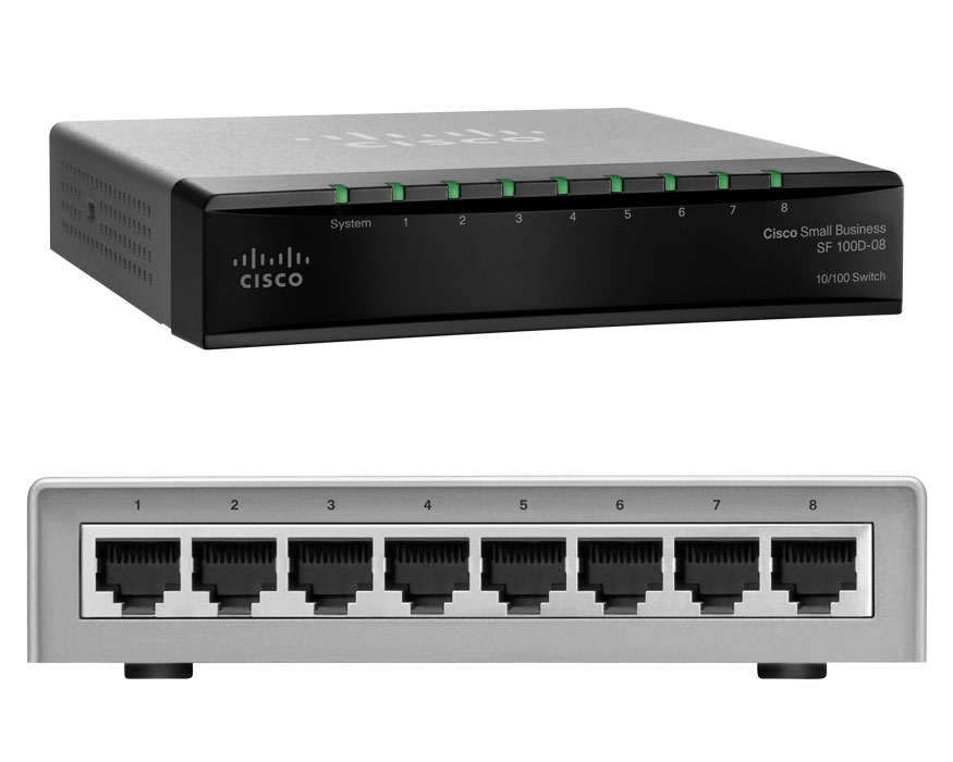 Комммутатор Cisco SF 8-портовый 10/100 SD208T-EU SD208T-EU #1