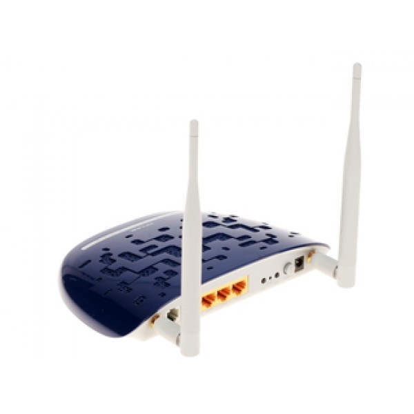 Маршрутизатор TP-Link 150n, со встроенным модемом ADSL2+, Annex A, ADSL-сплиттер, 802.11n/g/b, 4*10/100 TD-W8950ND TD-W8950ND