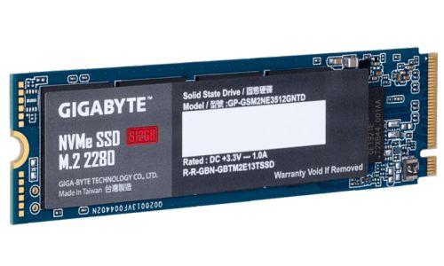 Твердотельный накопитель Gigabyte M.2 2280 512GB Client SSD PCIe Gen3x4 with NVMe, 1700/1550, IOPS 270/340K, MTBF 1.5M, 3D TLC, 800TBW GP-GSM2NE3512GNTD GP-GSM2NE3512GNTD