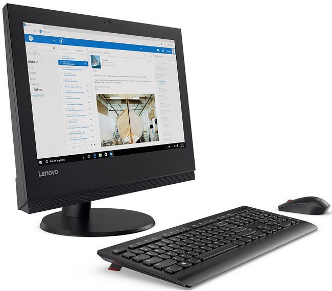 Моноблок Lenovo V310z All-In-One (19,5" i3-7100 4GB 1TB Intel HD DVD±RW AC+BT USB KB&Mouse NO_OS 1Y carry-in) (10QG001URU) 10QG001URU