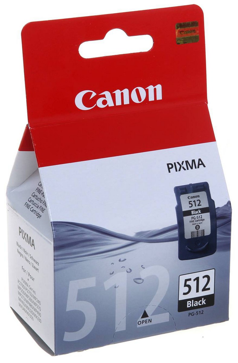 Картридж Canon PG-512 для PIXMA MP240/MP260/MP480, черный, 15 мл (2969B007) 2969B007