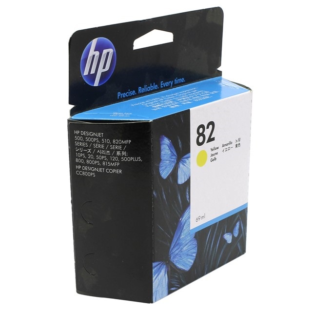 Картридж HP №82 желтый для DJ 500/800 (C4913A) C4913A