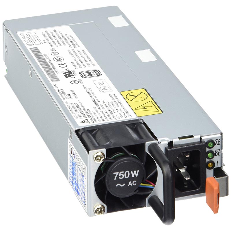 Блок питания Lenovo  TopSeller ThinkSystem 750W (230V) Titanium Hot-Swap Power Supply (no power cord) (SR530/SR550/SR650/ST550/SR630) 7N67A00884 7N67A00884
