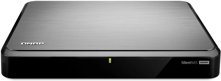 Сетевой RAID-накопитель QNAP 2 отcека для HDD, пассивное охлаждение, HDMI-порт. Intel Celeron J1900 2,0 ГГц HS-251+ HS-251+