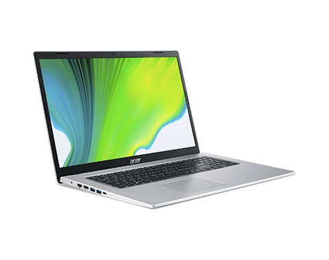 Ноутбук Acer A517-52G-554V Aspire 17.3'' FHD(1920x1080) IPS/Intel Core i5-1135G7 2.40GHz Quad/8GB+512GB SSD/Integrated/WiFi/BT/1.0MP/Fingerprint/3cell/2,6 kg/W10Pro/3Y/SILVER NX.A5FER.002 NX.A5FER.002
