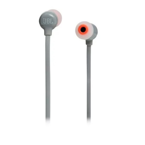Гарнитура вкладыши JBL T110BT GRY серый беспроводные bluetooth (шейный обод) JBLT110BTGRY JBLT110BTGRY