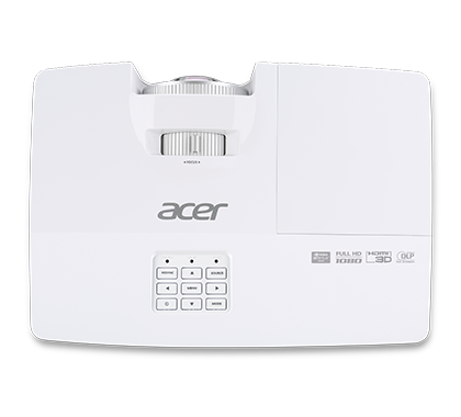 Проектор Acer H6517ST DLP projector, Short Throw (0.50:1), 1920*1080, DLP 3D, 10 000:1, 3200 ANSI Lumens, 2.5kg, HDMI, Wi-Fi via Adapter(option) MR.JLA11.001 MR.JLA11.001