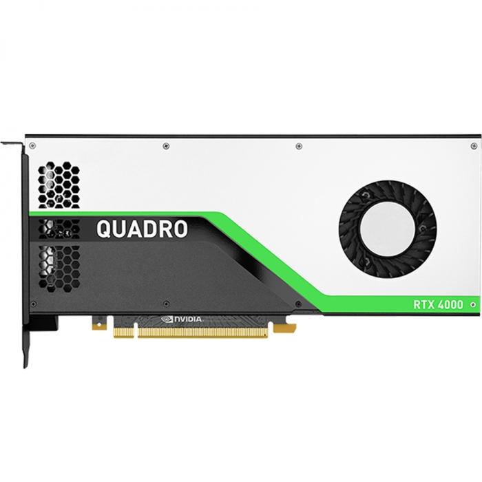 Видеокарта PNY  NVIDIA Quadro RTX 4000 8 GB GDDR6,DisplayPort 1.4 (3) + VirtualLink, PCI Express 3.0 x16 VCQRTX4000-PB VCQRTX4000-PB
