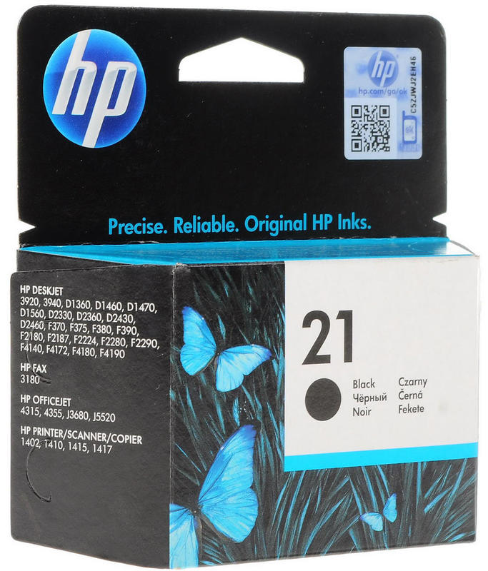 Картридж Original HP (C9351A) DJ 3920/3940 Black C9351AE