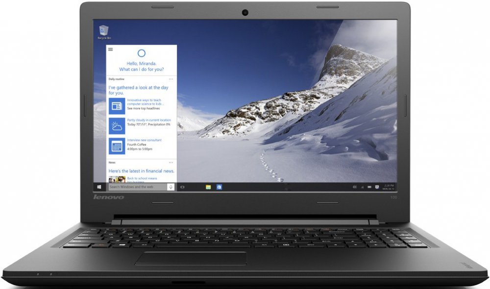 Ноутбук Lenovo 100-15IBD/15,6" HD/I5-5200U/6Гб /1TB /G920MX 2G/noDVD/WiFi+BT/W10/Black 80QQ014PRK