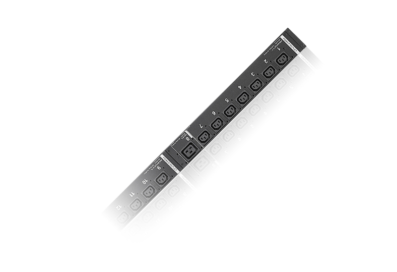 Блок распределения питания ATEN без управления, 32A, 7.4kW, 24 порта, 2 банка, IP доступ, 21*C13+3*С19; монитор V/A/кВт/кВт·ч PE7324G-AX PE7324G-AX