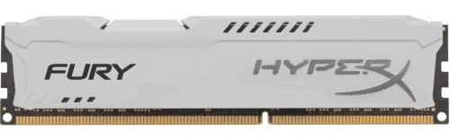 Модуль памяти Kingston DDR 3 DIMM 4Gb PC12800, 1600Mhz, HyperX FURY White CL10 (retail) HX316C10FW/4 HX316C10FW/4