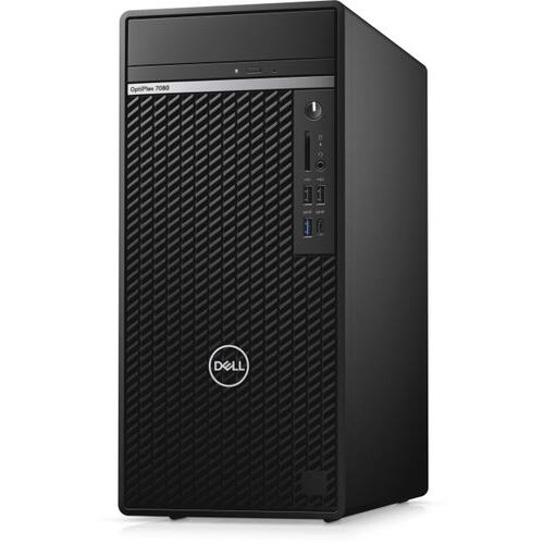Компьютер Dell Optiplex 7080 MT Core i9 10900K (3.7)/16Gb/SSD512Gb/RTX2070 Super 8Gb/DVDRW/CR/Windows 10 Professional/GbitEth/WiFi/BT/500W/клавиатура/мышь/черный 7080-7908 7080-7908