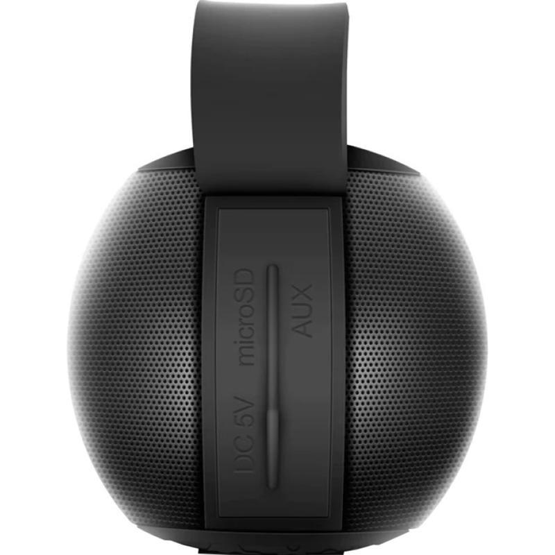 Портативная колонка Sven PS-75, черный, 2.0, мощность 2x3 Вт (RMS), Bluetooth, FM, USB, microSD, встроенный аккумулятор) SV-018023 SV-018023