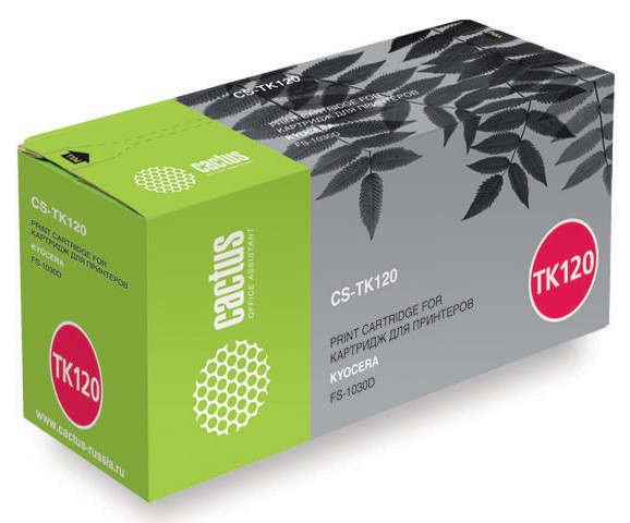 Тонер-картридж Cactus CS-TK120 черный для Kyocera FS-1030D (7200стр.) CS-TK120 CS-TK120