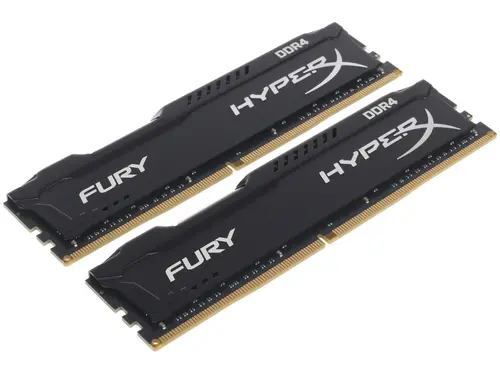 Модуль памяти Kingston HyperX FURY Black DDR4 DIMM 32GB Kit 2x16Gb  PC4-21300, 2666MHz, CL16 HX426C16FBK2/32 HX426C16FBK2/32