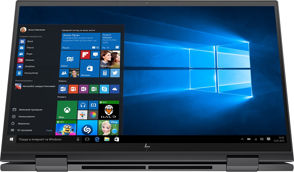 Ноутбук HP Envy x360 15-eu0033ur Nightfall Black 15.6" {FHD TS Ryzen 5 5500U/16Gb/512Gb SSD/W10} 4E1R1EA 4E1R1EA