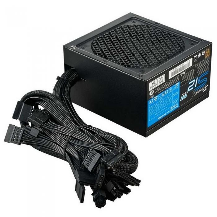 Блок питания Seasonic S12III-650 Bronze :APFC 0.99;Не мод. MB(20+4),1xCPU(4+4), 4xPCI-E(6+2), 6xSATA, 3xMolex, 1xFDD;Fan 120мм, S2FC;КПД>82%;100-240В,50-60Гц;Защиты OPP/OVP/SCP/UVP;EnergyStar,RoHS;MTBF>100000ч RTL SSR-650GB3 SSR-650GB3