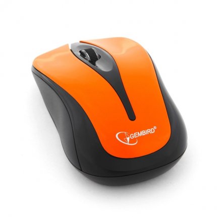 Мышь Gembird Wireless Optical Mouse USB 2.0, оранжевая, 3btn+Roll MUSW-325-O MUSW-325-O #1