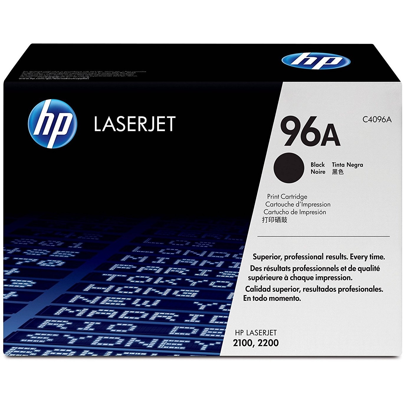 Тонер-картридж HP 96A Black для LJ 2100/2200 (5000 стр) C4096A C4096A