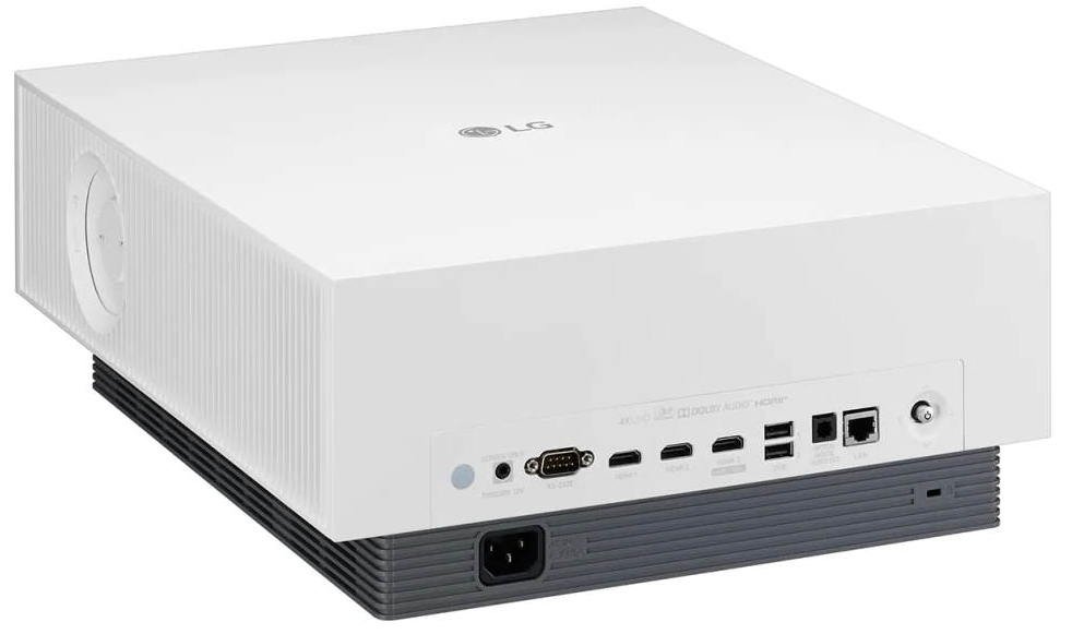 Проектор LG AU810PW лазерный CineBeam 4K для домашнего кинотеатра;DLP, 2700 Лм,3000000:1;4K UHD(3840х2160); R/B(G)/B лазер;TR 1.3-2.08:1;LensShift V+/-60%;H+/-24;HDR10;HDMIx3 (1 eARC);AudioOUT opt(S/PDIF);USB-A x2;LAN RJ45;RS232;trigger 12V AU810PW AU810PW