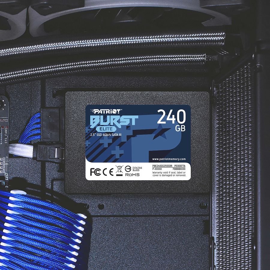 Накопитель SSD Patriot  SATA III 240Gb Burst Elite 2.5"  PBE240GS25SSDR PBE240GS25SSDR #2