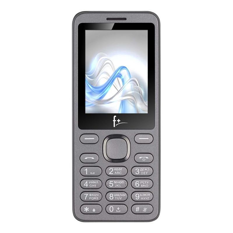 Телефон F+ сотовый S240 Dark Grey, 2.4'' 240х320, 32MB RAM, 32MB, up to 16GB flash, 0.08Mpix, 2 Sim, BT v2.1, Micro-USB, 1000mAh, 104g, 125 ммx53 ммx9,2 мм S240 Dark Grey S240 Dark Grey #5