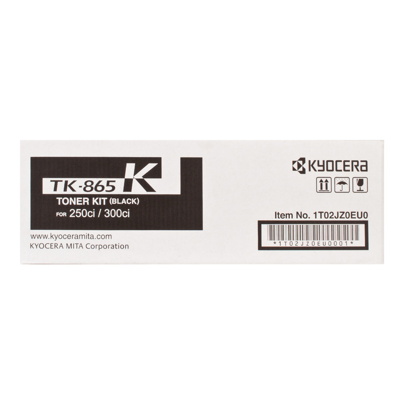 Тонер-картридж TK-865K  для МФУ Kyocera TASKalfa 250ci/ 300ci Black 20000 страниц TK-865K