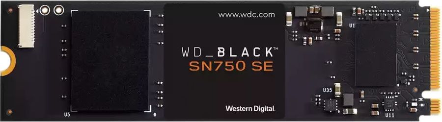 Твердотельный накопитель WD PCI-E 4.0 x4 500Gb WDS500G1B0E Black SN750 M.2 2280 WDS500G1B0E WDS500G1B0E