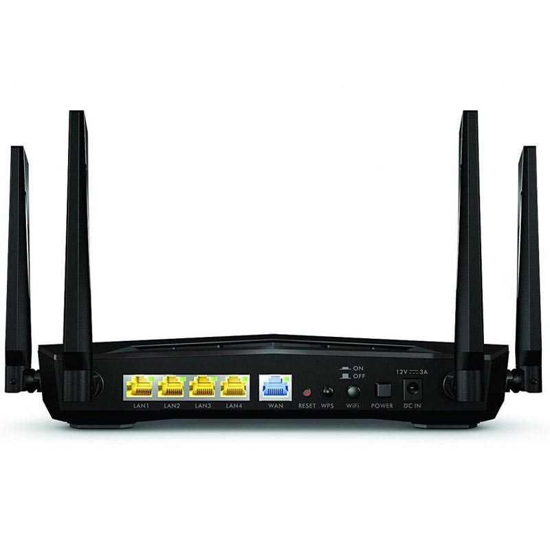 Двухдиапазонная система ZYXEL Wi-Fi Armor Z2, AC2600, AC Wave 2, MU-MIMO, 802.11a/b/g/n/ac (800+1733 Мбит/с), 1xWAN GE, 4xLAN GE NBG6817-EU0101F NBG6817-EU0101F