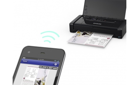 Принтер Epson WorkForce WF-100W портативный цвет. А4 C11CE05403 C11CE05403