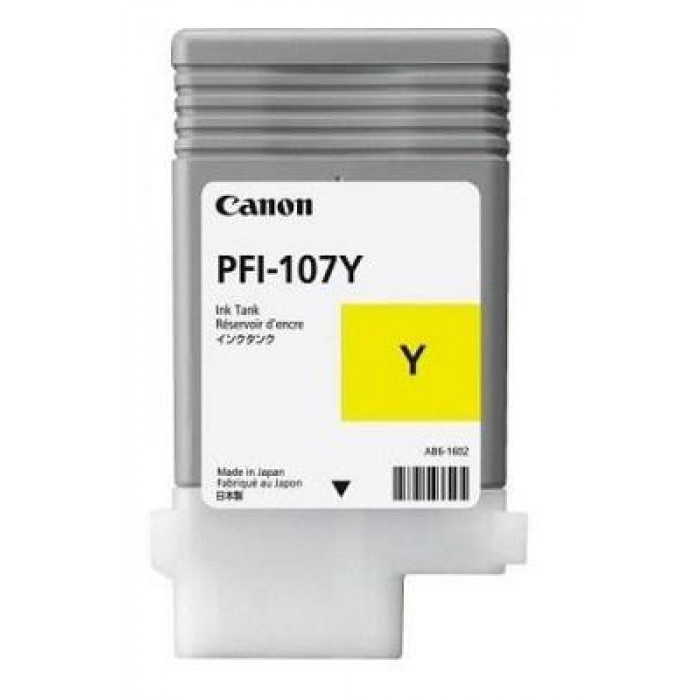 Картридж струйный Canon PFI-107Y (yellow) 90 мл 6708B002 6708B002
