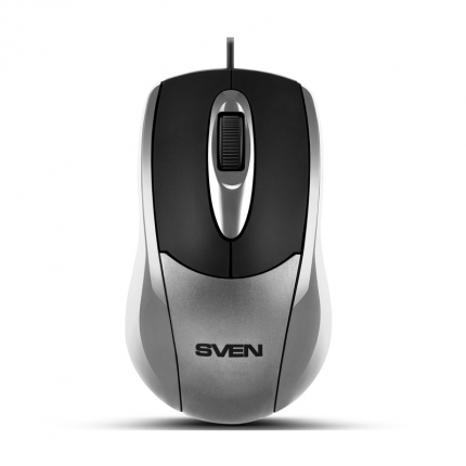 Мышь Sven RX-110 USB серебристая (2+1кл. 1000DPI, цвет. картон, каб. 1,5м) SV-016708 SV-016708 #4