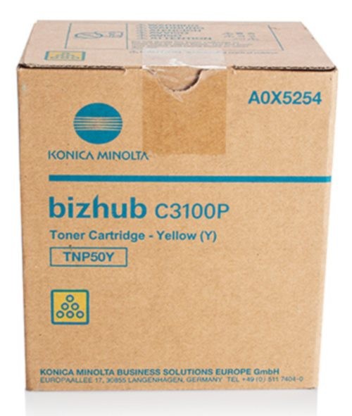 Тонер картридж TNP-50Y (yellow) Konica Minolta bizhub C3100P, желтый, ресурс 5 000 стр. (A0X5254) A0X5254 #4