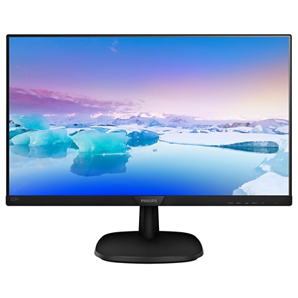 Монитор Philips 21,5" 1920x1080 IPS W-LED 16:9 8ms VGA 10M:1 178/178 250cd Tilt Black(/10) 223V7QSB/62 223V7QSB/62