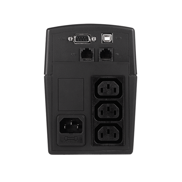 Источник бесперебойного питания CyberPower 1PE-C000006-00G Line-Interactive, 800VA/480W, USB/RS-232/RJ11/45 (3 IEC С13) VALUE800EI VALUE800EI