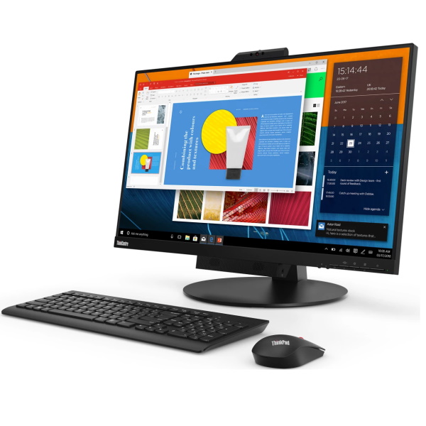 Монитор Lenovo 27" ThinkVision Tiny-in-One черный IPS LED 6ms 16:9 HDMI M/M Cam матовая 1000:1 350cd 178гр/178гр 2560x1440 DisplayPort Ultra HD 2K (1440p) USB 7.9кг 11JHRAR1EU 11JHRAR1EU