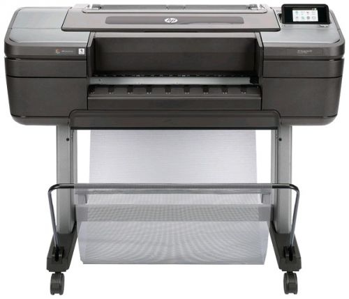 Плоттер HP DesignJet Z9+ PS Printer (24",9 colors, pigment ink, 2400x1200dpi,128 Gb(virtual),500 Gb HDD, GigEth/host USB type-A,stand,single sheet and roll feed,autocutter, PS, 1y warr) W3Z71A W3Z71A